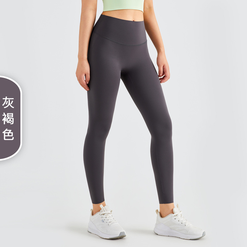 Wow NUF ライトヌードサイズレスヨガパンツは、ハイウエストで腹部を引き締める女性用アウトドアスポーツフィットネスパンツにカットできます。|undefined