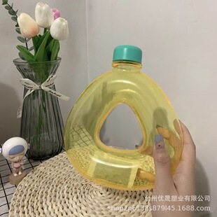 �W�t350ml���ֵ��yQQˮ�� ����Ȧ��б���̲�ƿPC����ƿ�\��ˮ��
