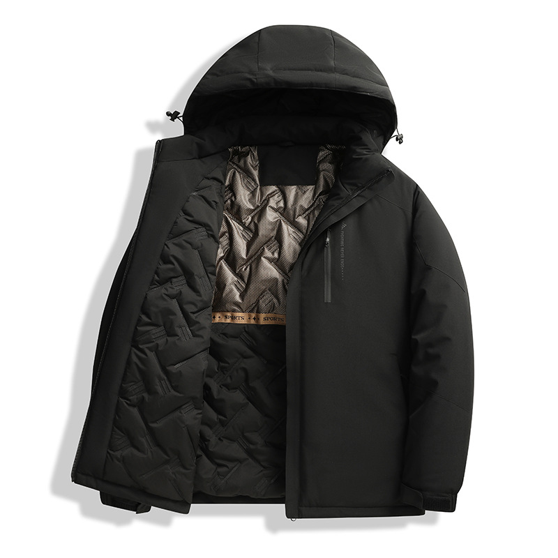 Chaqueta Acolchada de Exterior para Hombre de Poliéster, Térmica para Invierno image 3