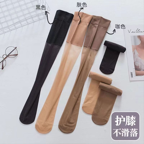 Thermal knee-high stockings knee protection leg warmers summer knee-high cotton beautiful leg sexy thigh-high over-the-knee stockings
