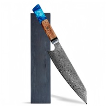 跨境大马士革VG10钢芯8寸厨师刀三德刀锋利西式切料理刀厨房套装