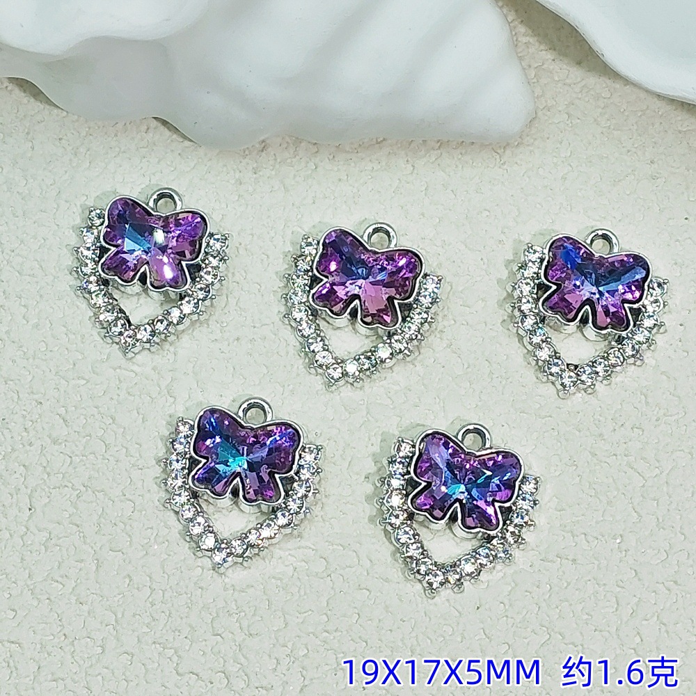 Exquisitos accesorios de joyería colgante de diamante de alta protección ultravioleta al por mayor collar DIY artesanal colgante de materiales de ropa de pulsera