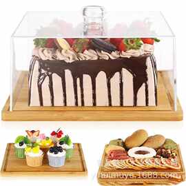 跨境木质甜品架派对装饰纸杯蛋糕水果托盘展示架熟食小吃干果盘