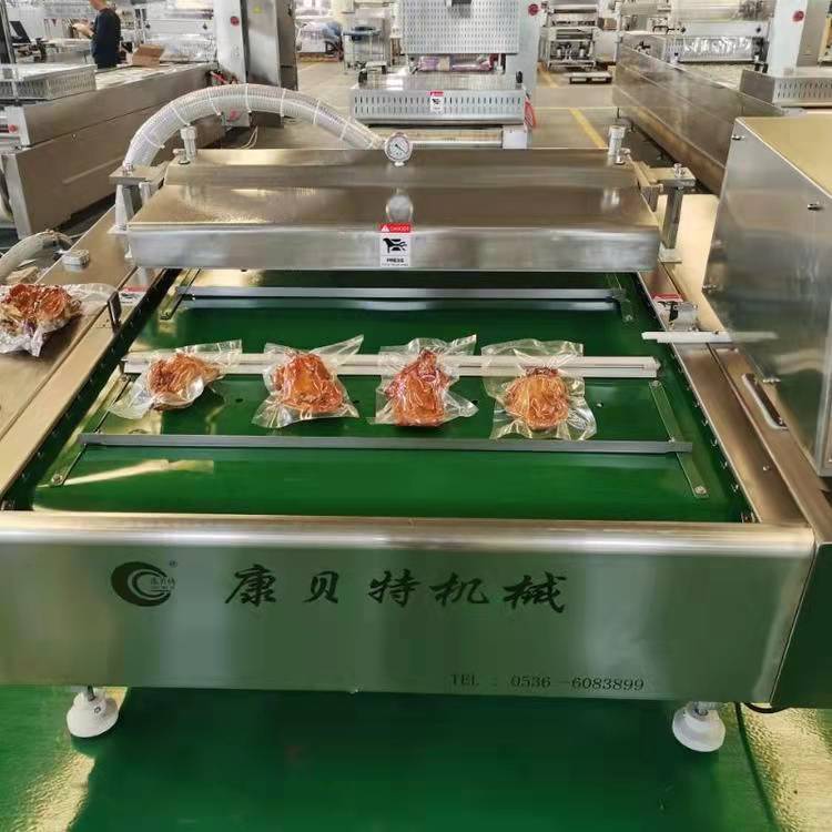 全自动烧鸡真空封口机 滚动式泡椒鸡爪真空包装机价格多少钱一台