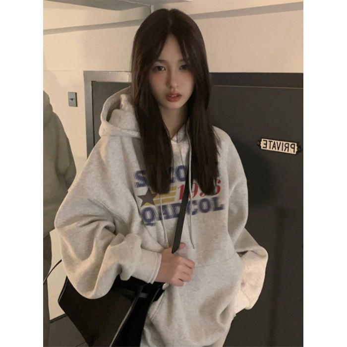 화이트 그레이 기모