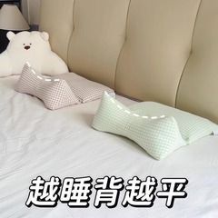 枕头荞麦壳三角连体枕家用护颈椎助睡眠牵引枕成人可拆卸组合枕芯