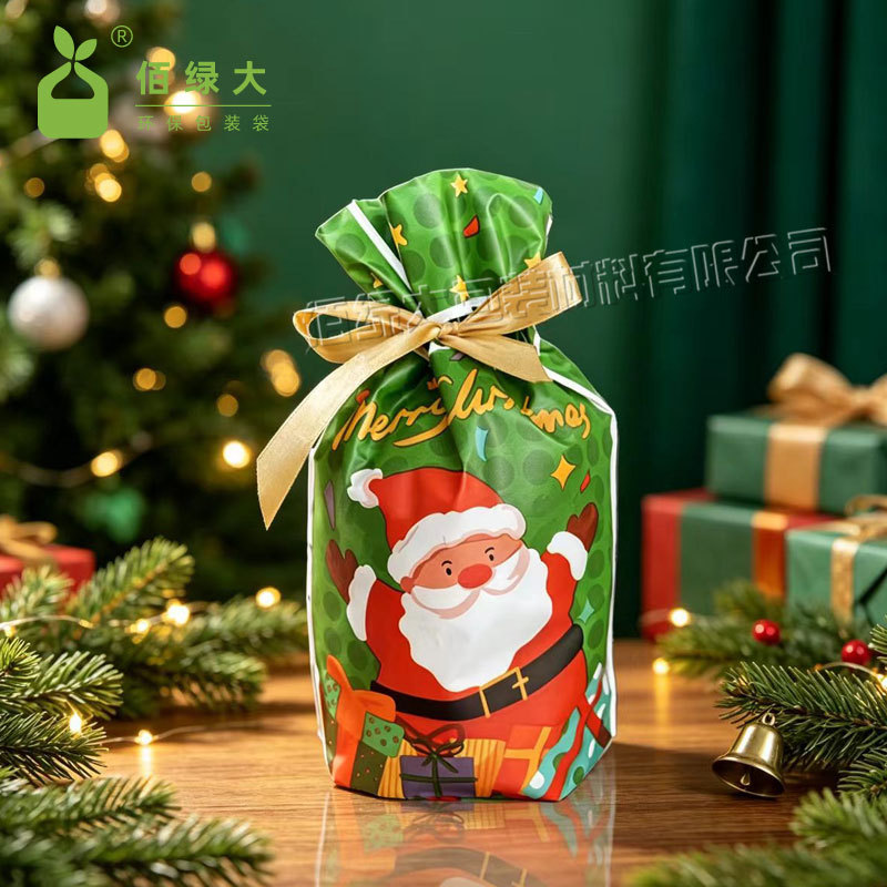 Nuevo regalo de Navidad bolsas de regalo caramelo bolsas independientes de Nochebuena decoraciones de lana bolsa de manzana cerrada