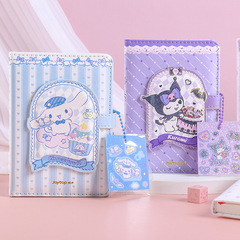 Yuemu Sanrio co-branded cute Guka special-shaped magnetic buckle notebook A6 big-eared dog high-value notebook notebook notepad