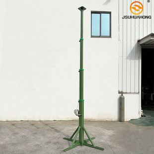 Sym 4m / 7m / 9m Antenna Camera Self-Standing Pole Multi-Section Adjustable Height Pole Hand-Operated Telescopic Pole
