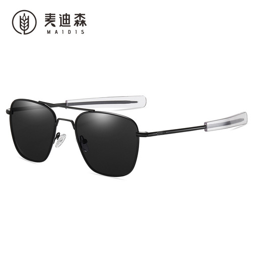 Jet 8111 design men's AO aviator sunglasses retro polarized HD driving sunglasses