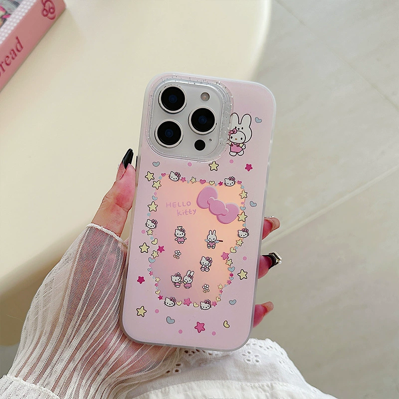 Hello Kitty, яблочный, совместимый iPhone 15, iPhone15 Pro, чехол для телефона, силиконовый милый iPhone14 Pro, iphone, 13promax