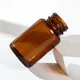 密封定做棕色化妆品分装瓶