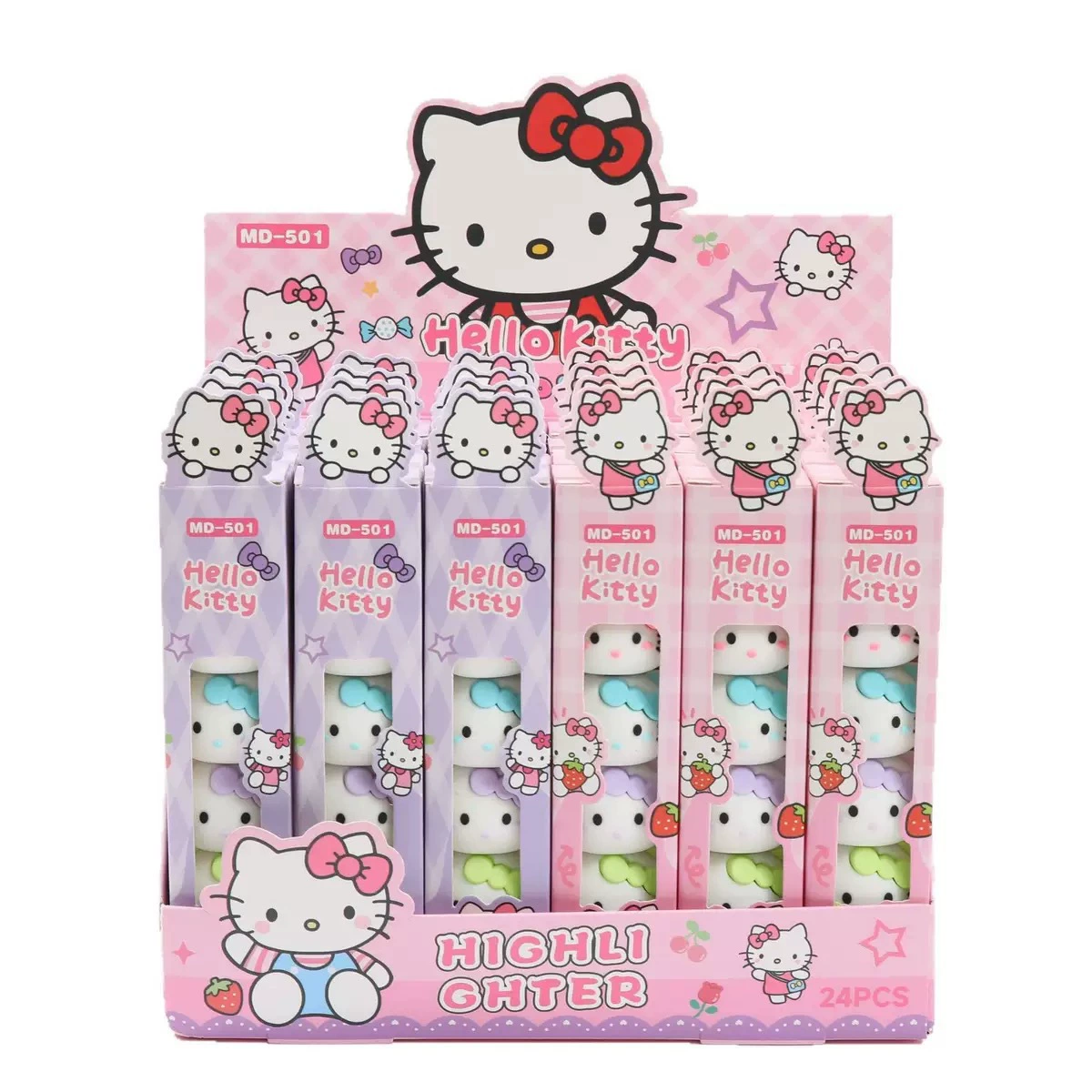 Hello Kitty, флуоресцентная милая мультяшная маркер для учеников