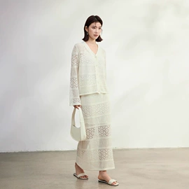 女式针织衫;毛衣;时尚休闲套装