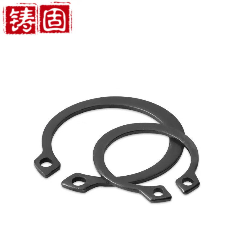 铸固 外卡轴用弹性挡圈 轴卡簧卡环圈卡槽 外卡φ8（100只）