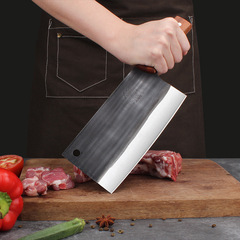 陽江廠家鍛打家用廚房菜刀鋒利切肉切菜刀砍骨斬骨地攤跑江湖菜刀