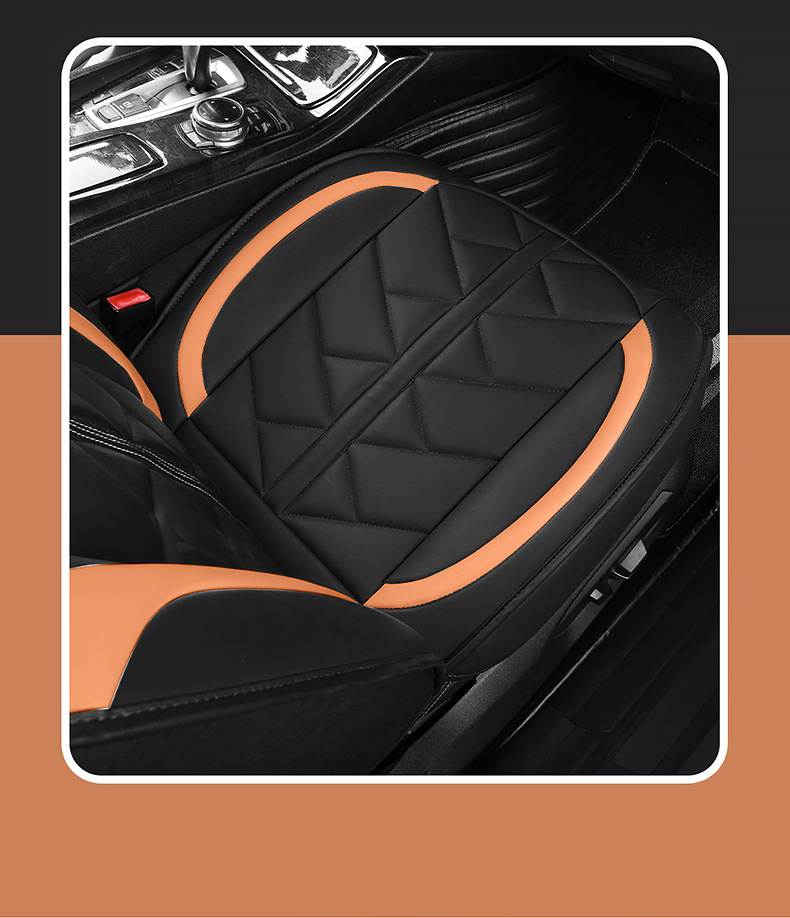 Cross-Border Foreign Trade All-Season Universal Summer Full-Cover Seat Cover, Ventilated and Breathable Leather Seat Cushion, New Full-Cover Car Seat Cover