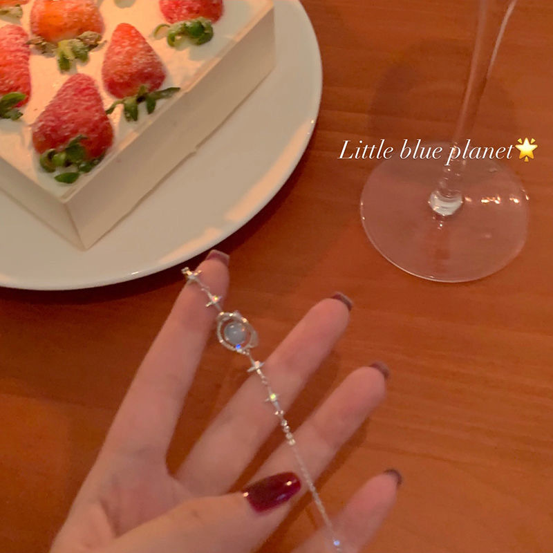 Pulsera de estrella estrellada Geng Xinghe para niñas, diseño de nicho, nuevo estilo de alta gama 2022, cumpleaños de la mejor amiga_voghion.com
