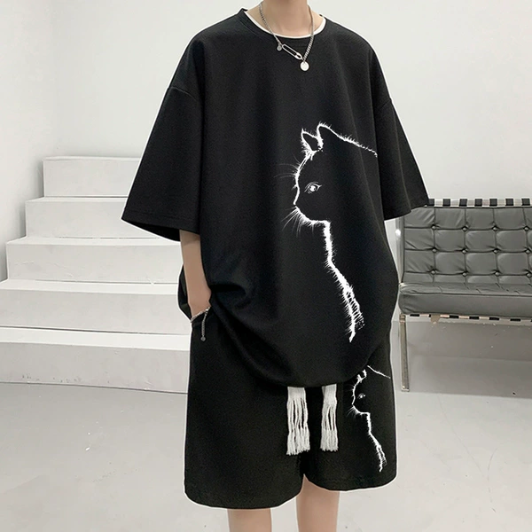 Black suit (TZ58 hand-painted cat)