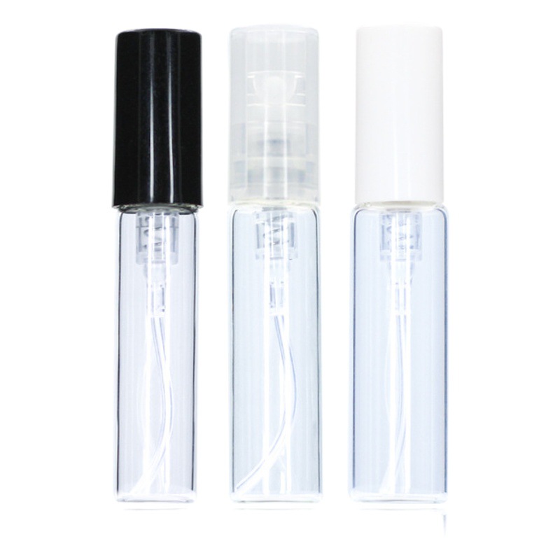 Botella de recarga de perfume de 1 ml, mini botella de spray de perfume transparente de 1,5 ml, botella de muestra de 2 ml, botella de spray pequeña de vidrio recargable image 1