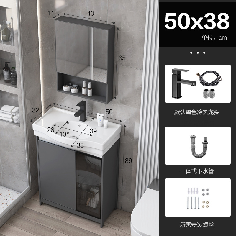 Puerta de vidrio tipo piso espacio gabinete de baño de aluminio balcón gabinete lavabo vertical pequeño tipo lavabo piscina