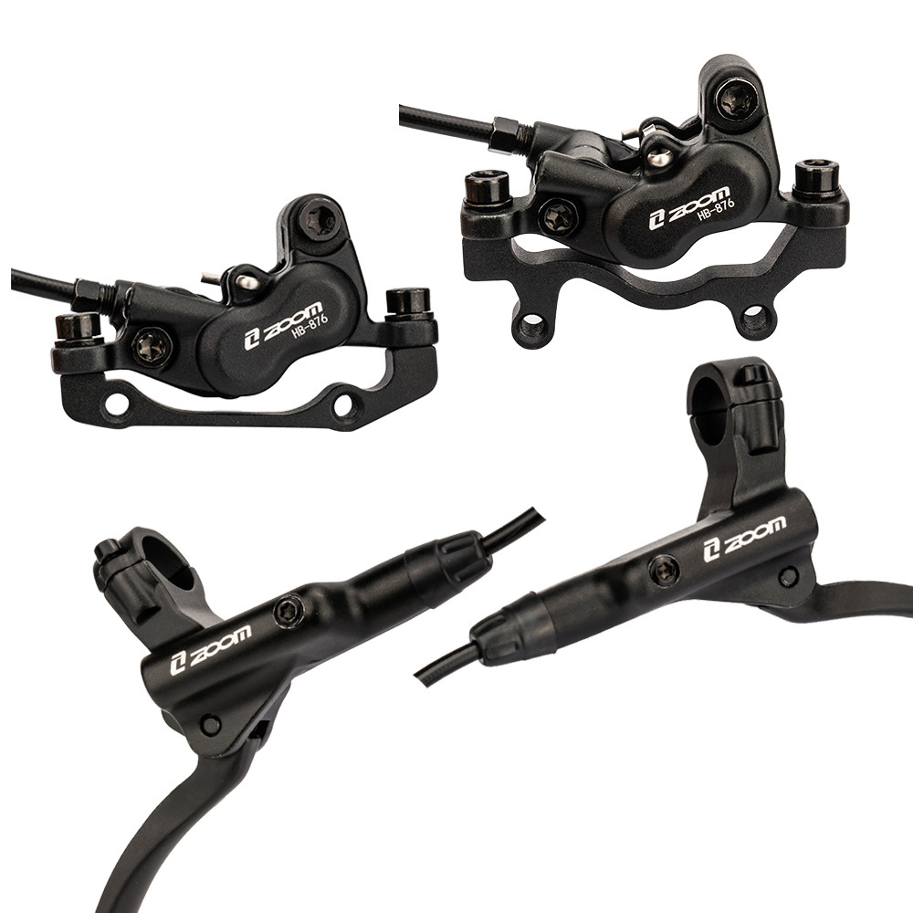 ZTTO HB876 freno de aceite de cuatro pistones bicicleta de montaña disco de aceite delantero y trasero disco de freno disco freno bilateral freno hidráulico