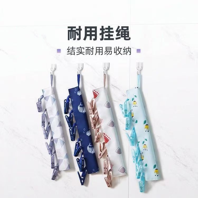 Travel Clothes Drying Rack Portable Foldableable Business Trip Travel Drying Intimates Socks Small Clip Bathroom Hanger Clothes Drying Clip