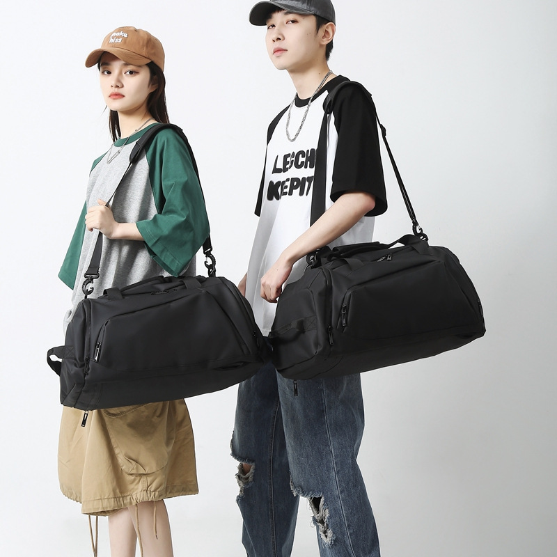 Hommes de courte distance, bagages à main de grande capacité pour voyages d'affaires, sac de voyage léger, sac d'entraînement sportif et de fitness_voghion.com