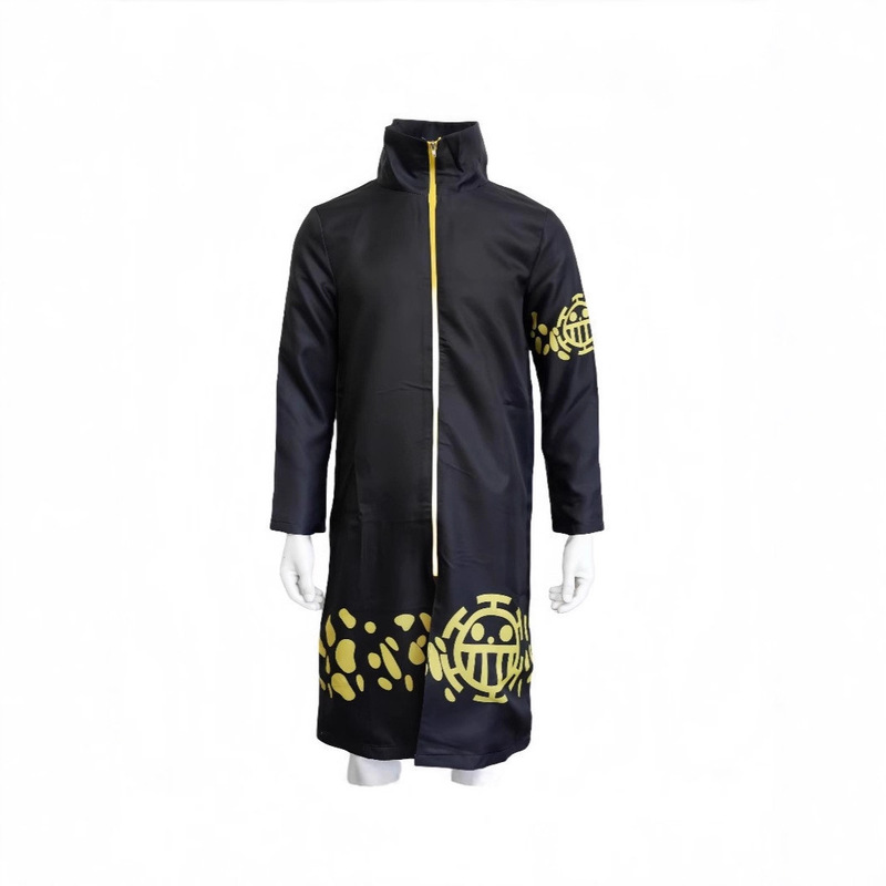 Halloween Costume One Piece Trafalgar Law Two Years Later Cloak Cosplay in Stock Halloween Costume One Piece Trafalgar Law Two Years Later Cloak Cosplay in Stock