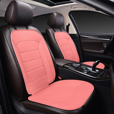 Four Seasons General Motors Cushion Tie-free Non-slip Cushion Comfortable Breathable Car Cushion Wholesale Foreign Trade temu Wholesale (Four Seasons Pad) - pink-single-seat