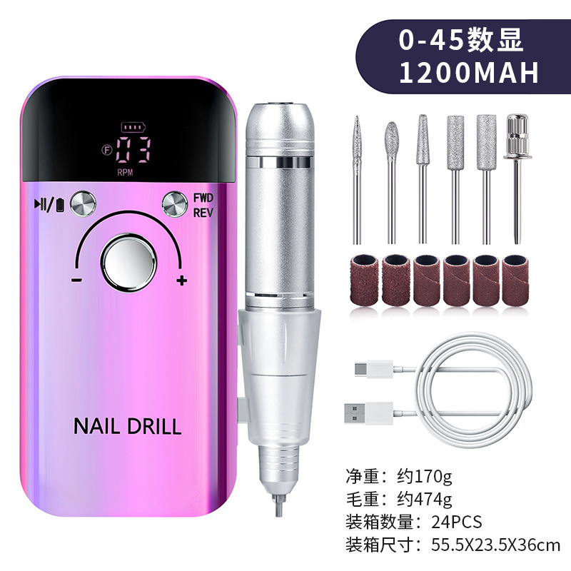 V-6Z/lijadora recargable/púrpura colorido