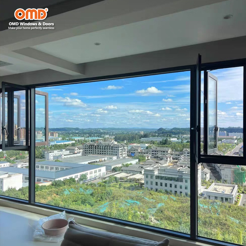 Tempered glass windows, thermal break aluminum windows, Haobo hardware accessories, soundproof windows for enclosed balconies, Foshan door and window factory Tempered glass windows, thermal break aluminum windows, Haobo hardware accessories, soundproof windows for enclosed balconies, Foshan door and window factory