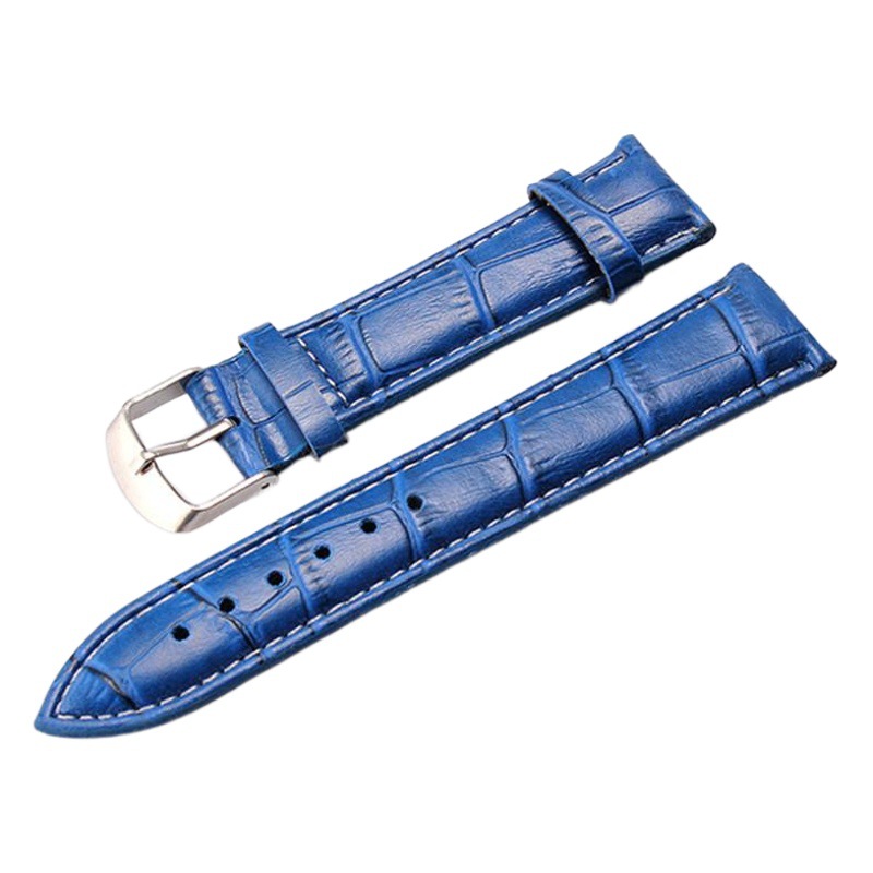 P15 Bamboo Pattern Watch Strap Watch Belt Spot Red Blue Black Brown 22/20/18/16mm Belt Pu Waterproof