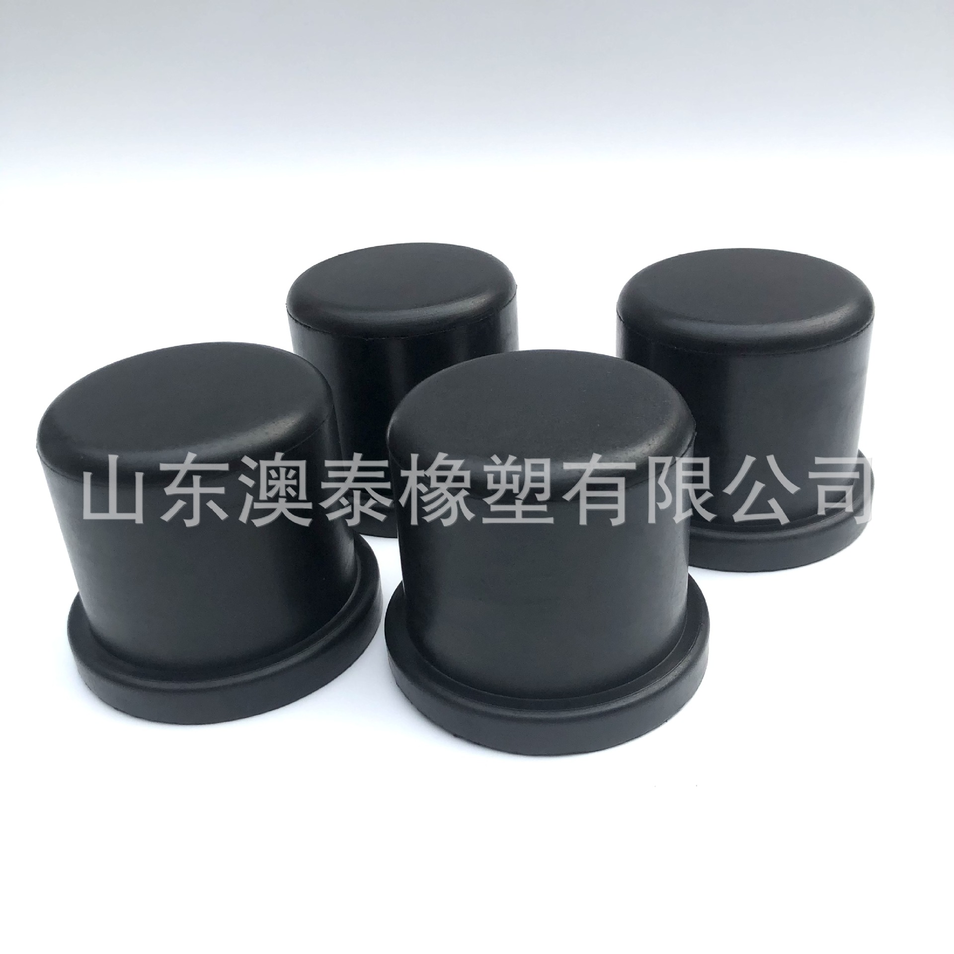 澳泰橡塑供应 圆形橡胶防撞块 多种规格橡胶护角块 橡胶防撞胶堆