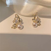 Design earrings from pearl, internet celebrity, light luxury style, trend of season