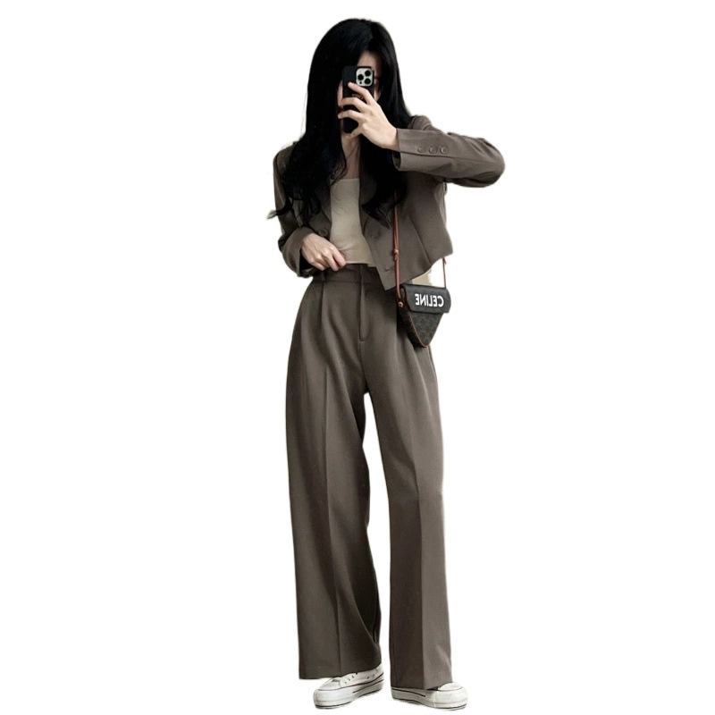Classic suit jacket, set, (Physicals), Korean style, oversize, western style