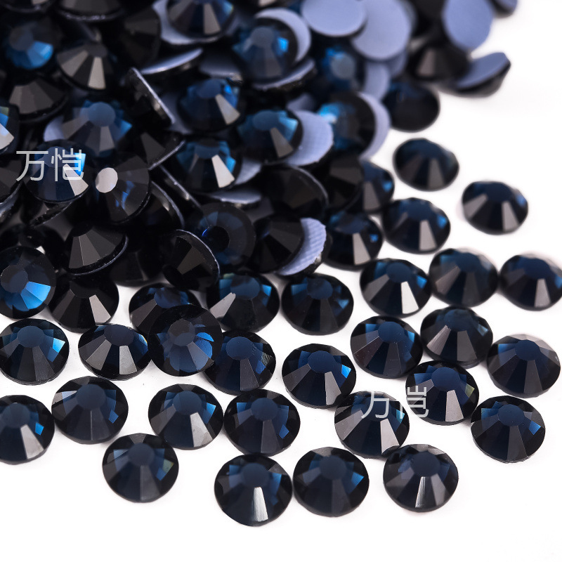 爆発的な輝きの平底イミテーションオパールラインストーン、衣類用アクセサリー、電気メッキガラスラインストーン、大型装飾品、DIYジュエリーアクセサリー材料