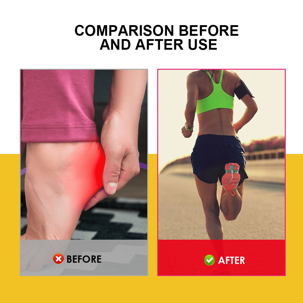 Patch de talon Panax notoginseng Sumifun, autocollant anti-douleur pour semelle, soins de santé K17701_voghion.com