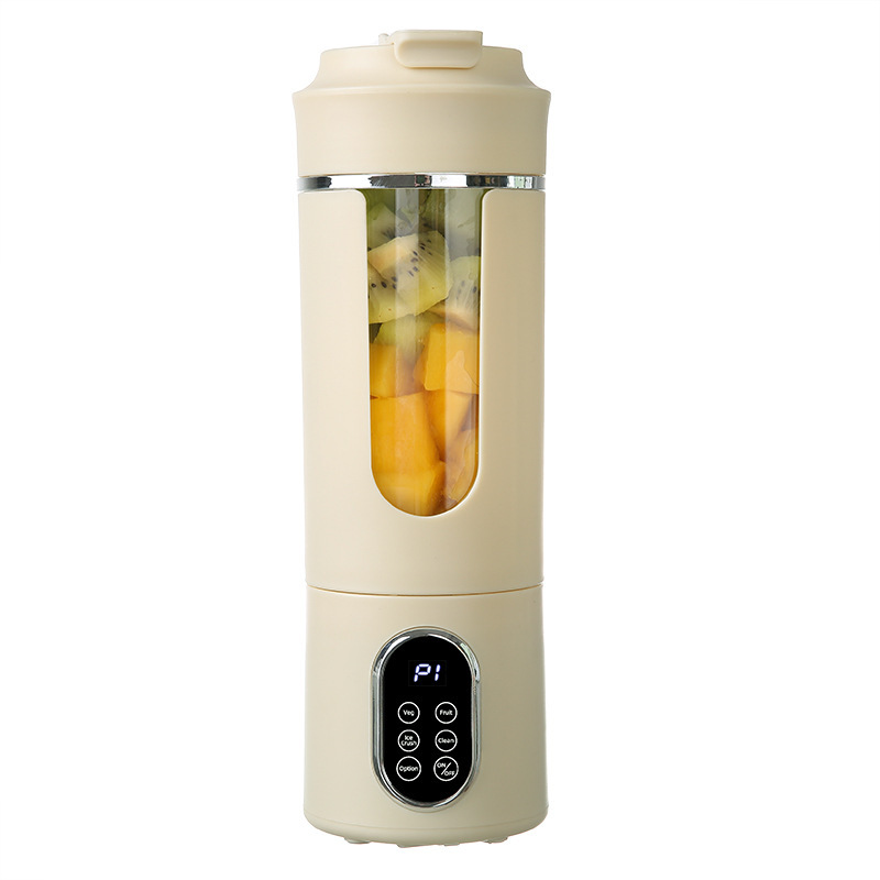 Nuevo exprimidor de jugo transfronterizo casero taza de exprimidor de jugo de hielo triturado USB carga portátil taza de jugo al aire libre 12 cuchillos