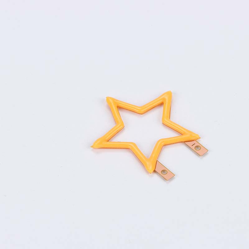 Estrella de cinco puntas-38*38mm-3V-2200K