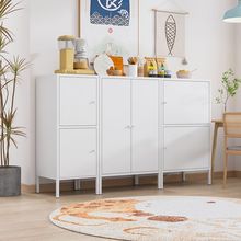 加厚轻奢铁艺餐边柜家用橱柜厨房收纳柜客厅家居茶水柜阳台储物柜