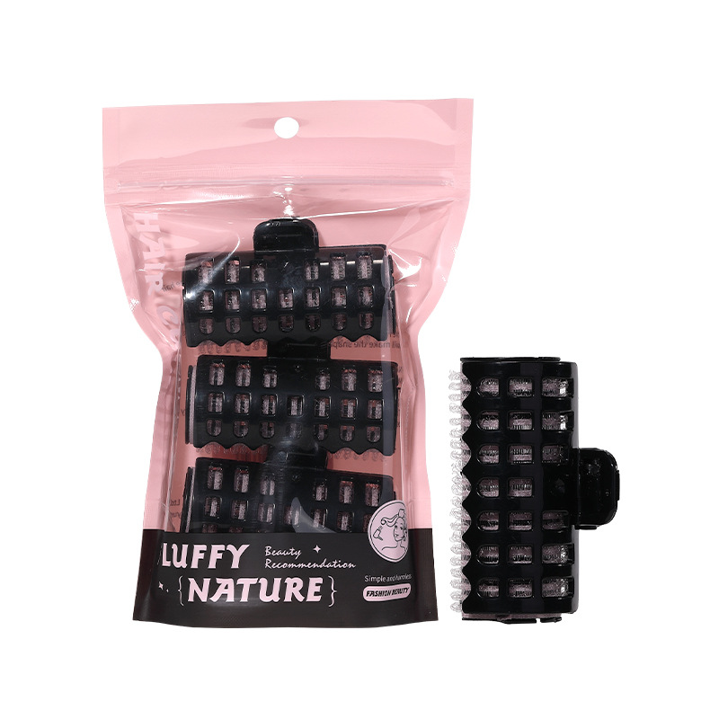 LMLTOP autoadhesivo rizador de cabello 3 aire fijación de rizador de cabello de forma extranjera exclusiva SY136