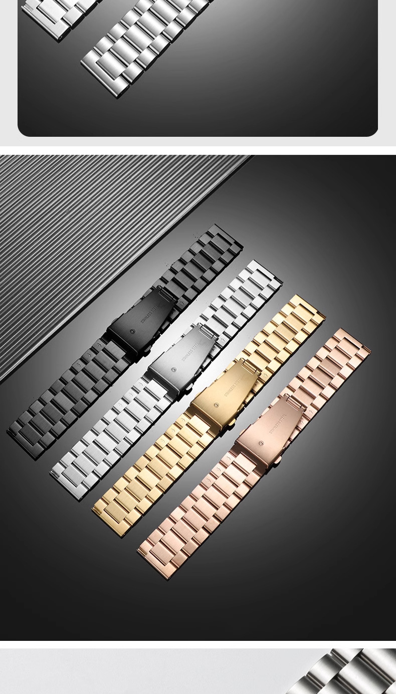 It is suitable for Apple iwatch straps made of stainless steel S10, Huawei gt5 straps and 24mm smartwatch straps undefined