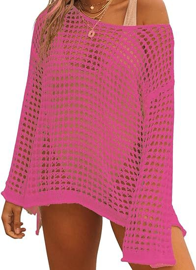 Verano nuevo blusa de color sólido blusa ligera transpirable suave agujero dulce cardigan de manga larga de punto vestido de mujer