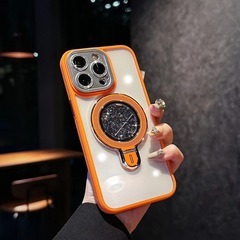 iPhone15手機殼Root Go海洋之星磁吸支架琉璃珠子蘋果13保護套