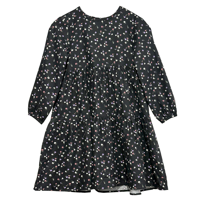 Vestido de las niñas ropa de primavera y otoño para niños 2023 nuevo estilo occidental otoño e invierno vestido de princesa de otoño para niñas ropa de invierno