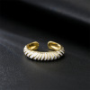 Fashionable one size ring, copper accessory, suitable for import, European style