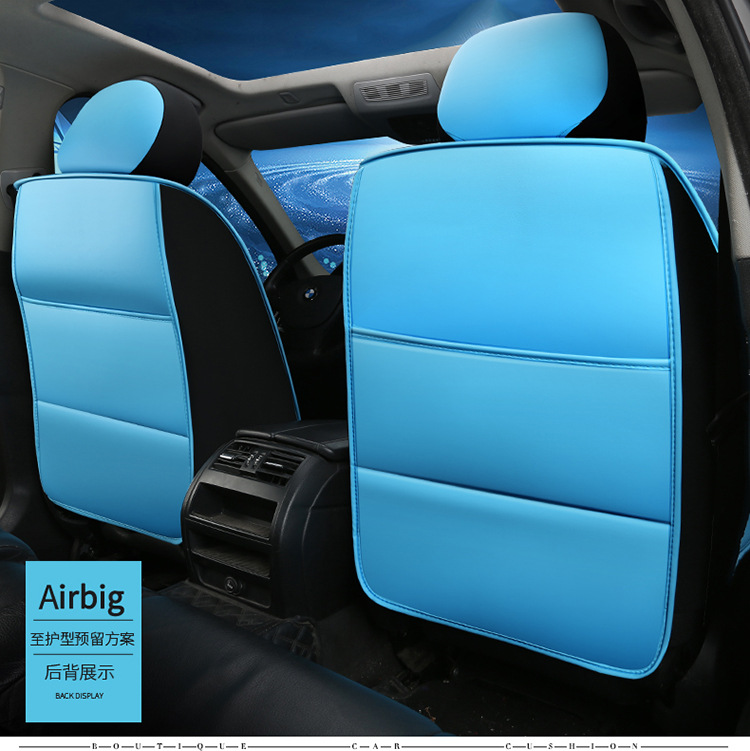 Cross-border foreign trade car seat cover five seat cover fully surrounded winter seat cushion four seasons leather cushion factory generation