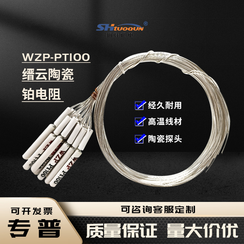 拓群高精度A级PT100温度传感器 铂电阻 缙云热电阻陶瓷电阻芯