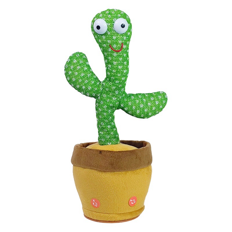 Bailando cactus juguete aprender a hablar y cantar muñeca torcida TikTok red arena roja talla mágica regalo de cumpleaños